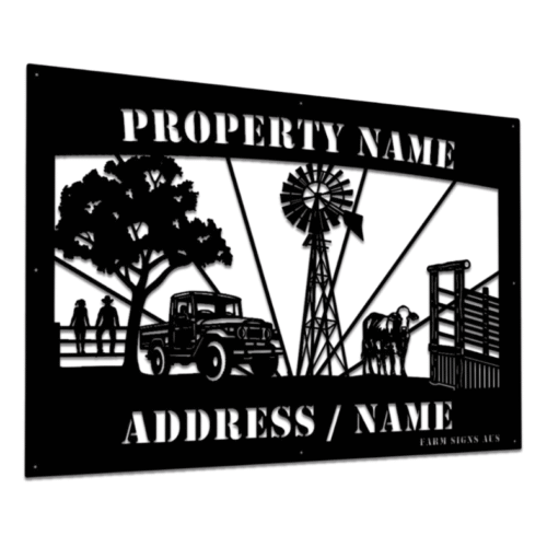 Property Entrance Sign
