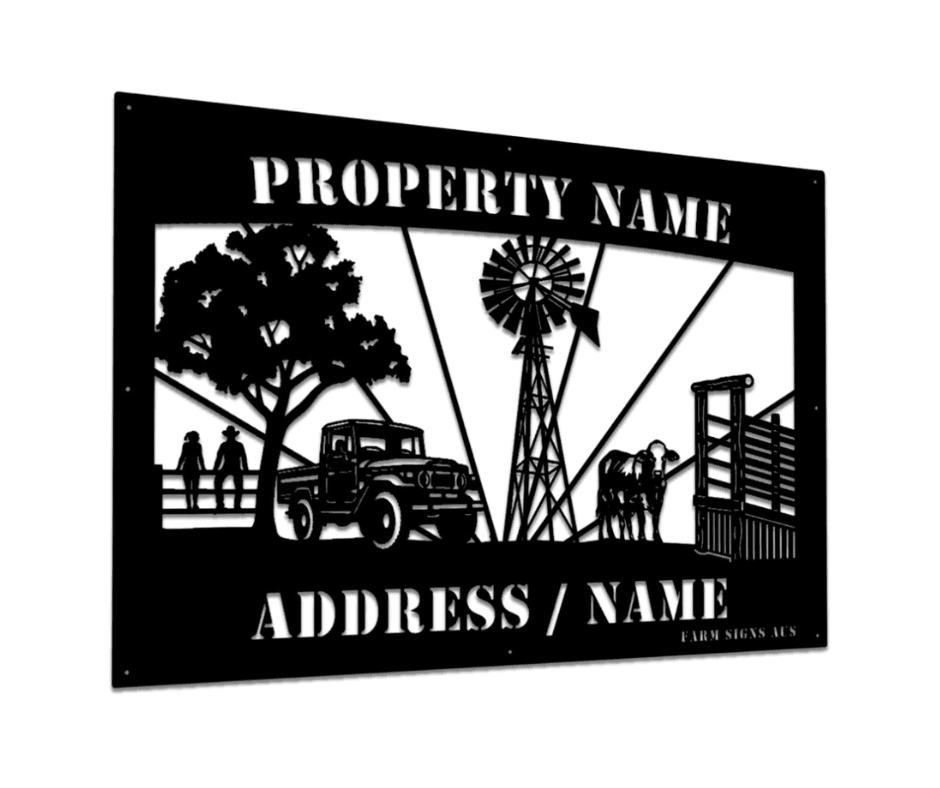 Property Entrance Sign