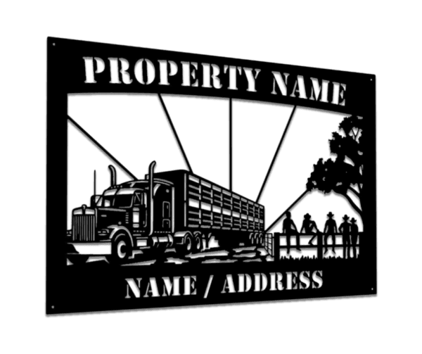 Cattle Farm Sign