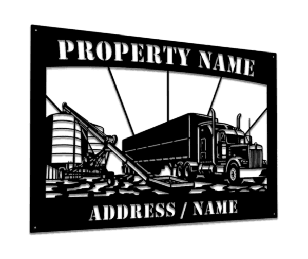 Custom Harvest Farm Sign