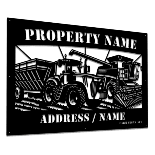 Crop Farm Property Sign