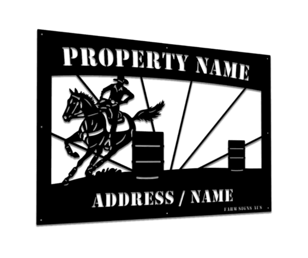 Custom Metal Farm Sign