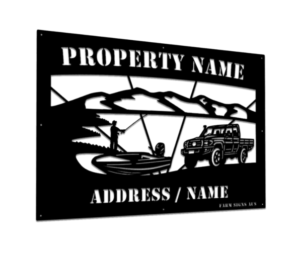 Custom Metal Farm Sign