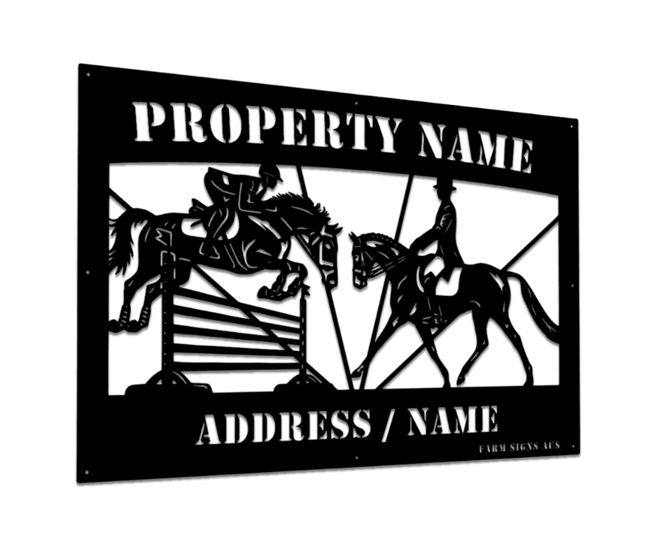 Horse Farm Sign