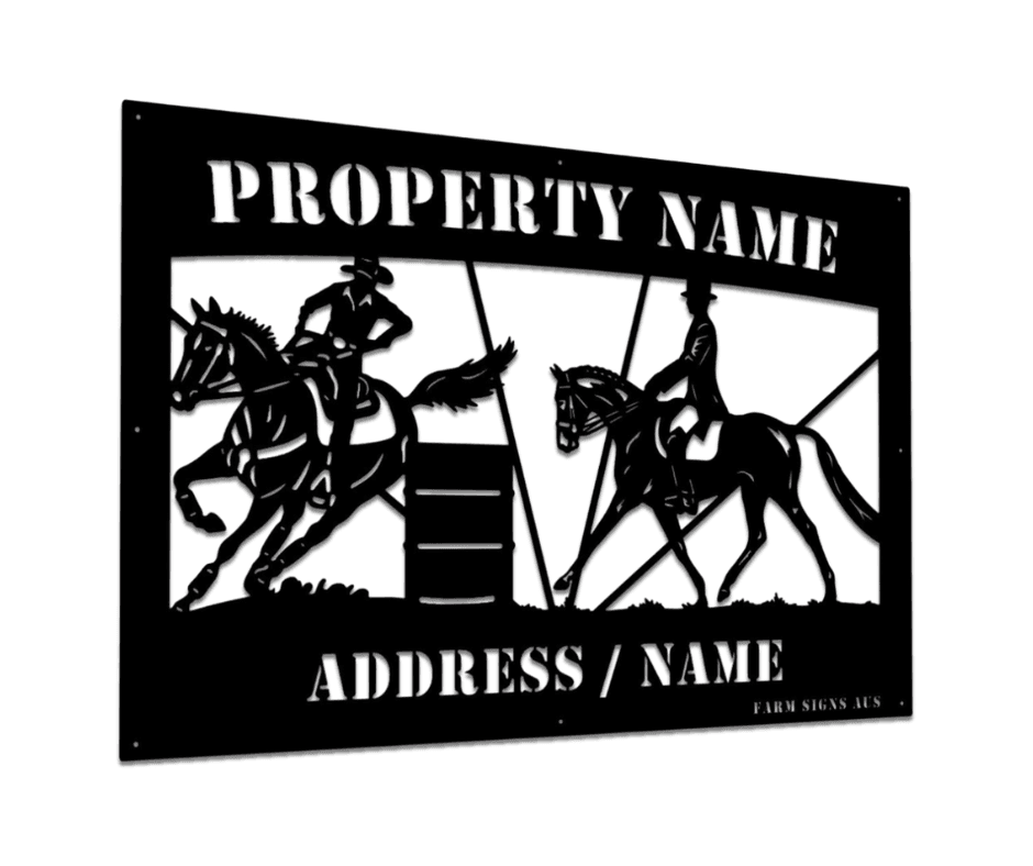 Horse Property Sign