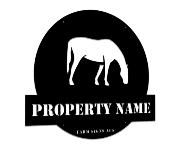 Landmark Collection Farm Sign - Horse 3