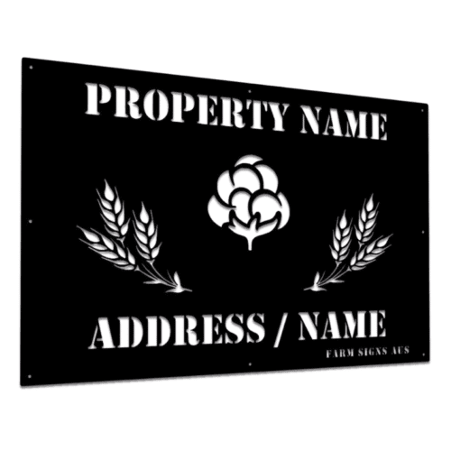 Crop Farm Sign