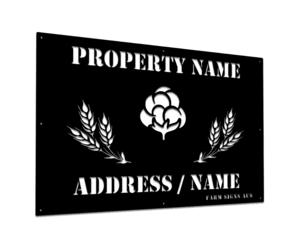 Crop Farm Sign