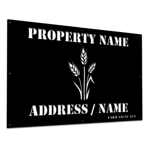 Wheat Farm Sign