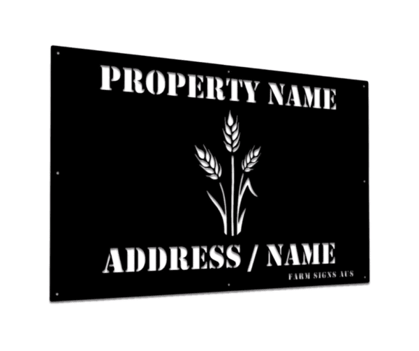 Wheat Farm Sign