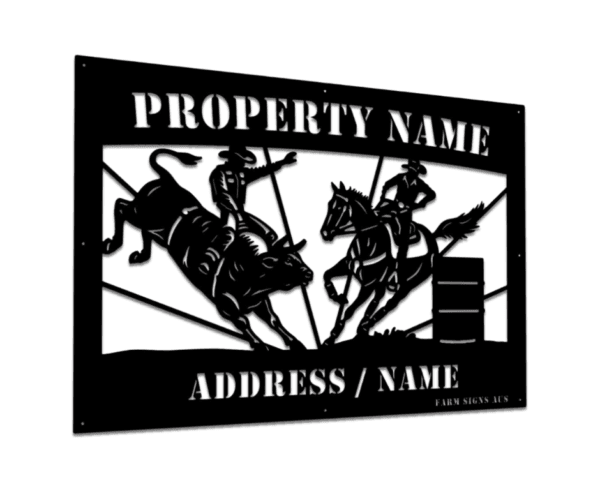 Rodeo Farm Sign