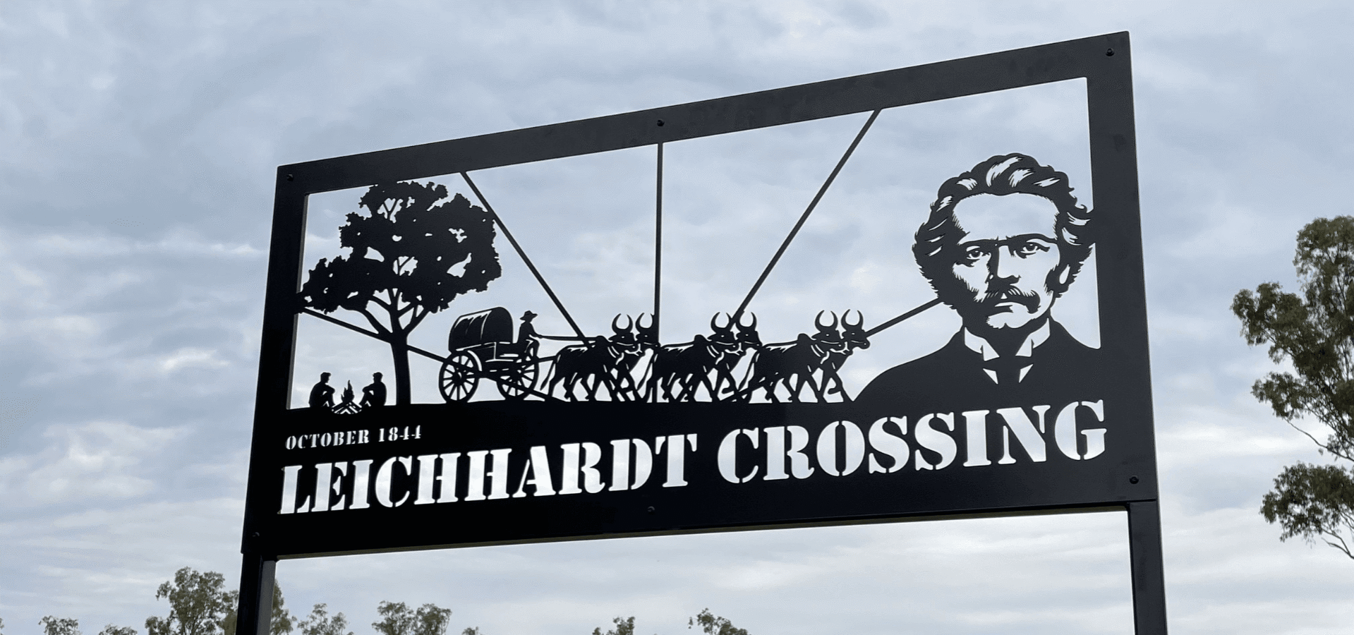 Custom farm entrance sign