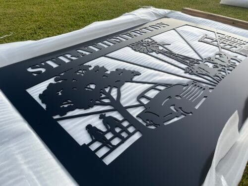 Farm sign painting