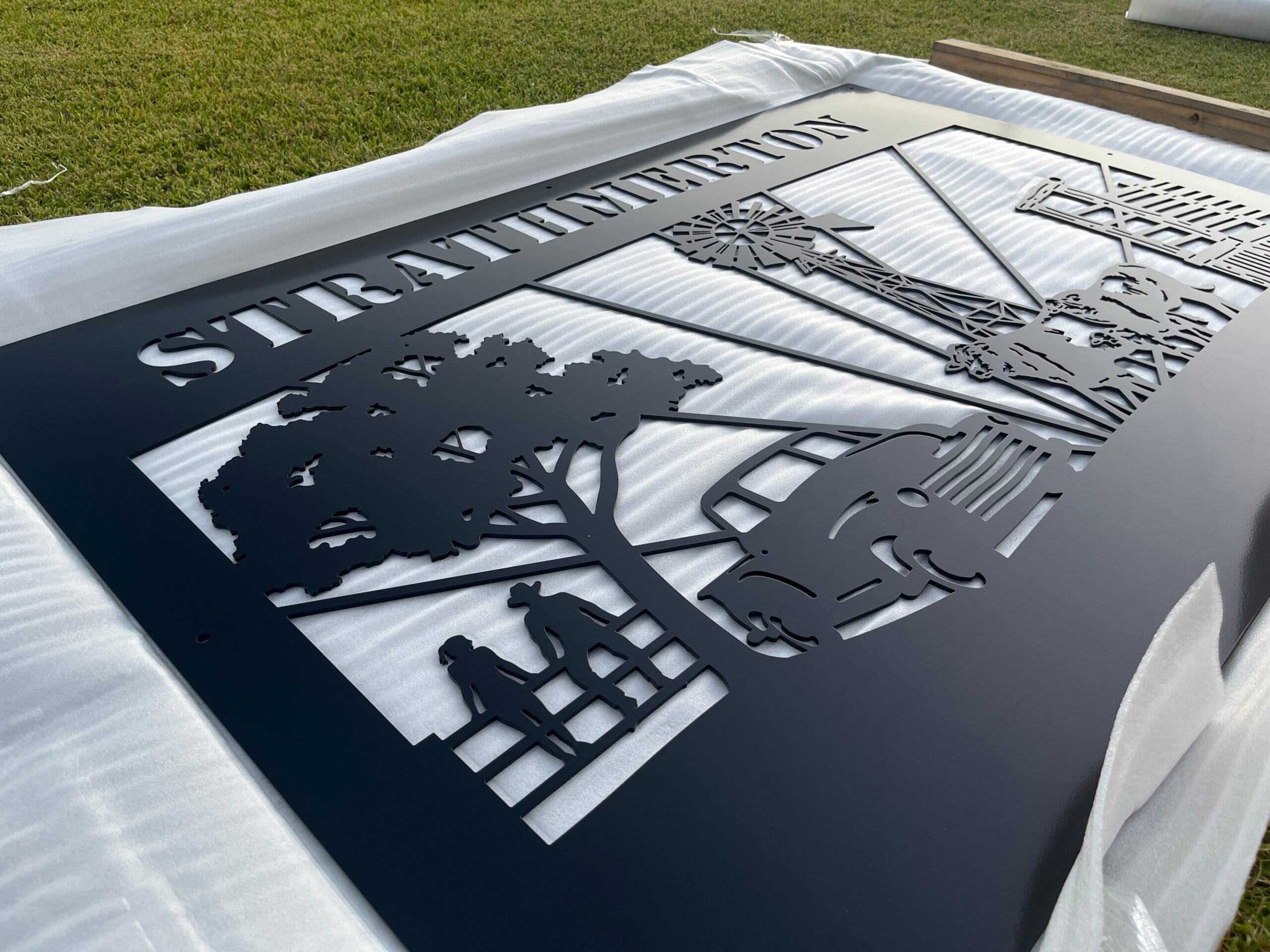 Farm sign painting