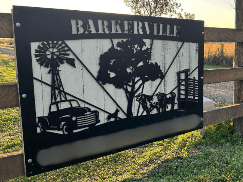 Custom Farm Sign