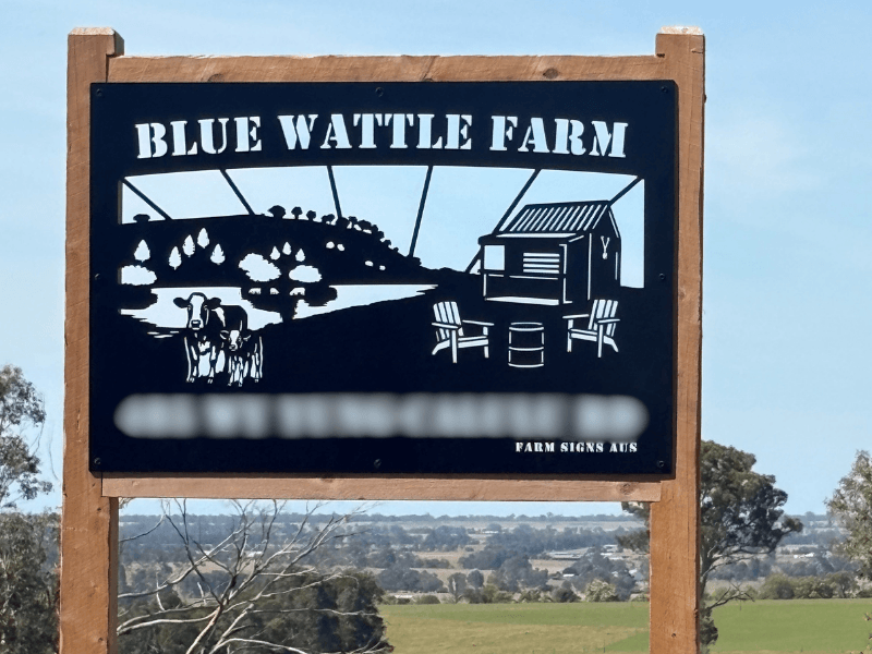 Custom Farm Sign