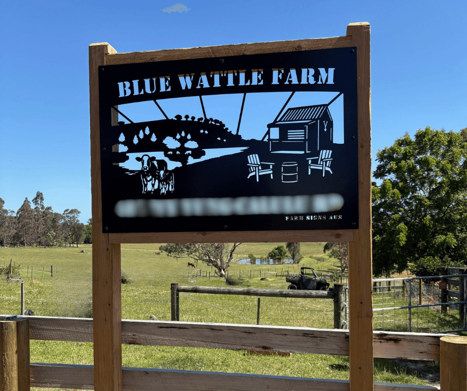 Custom Farm Sign Australia