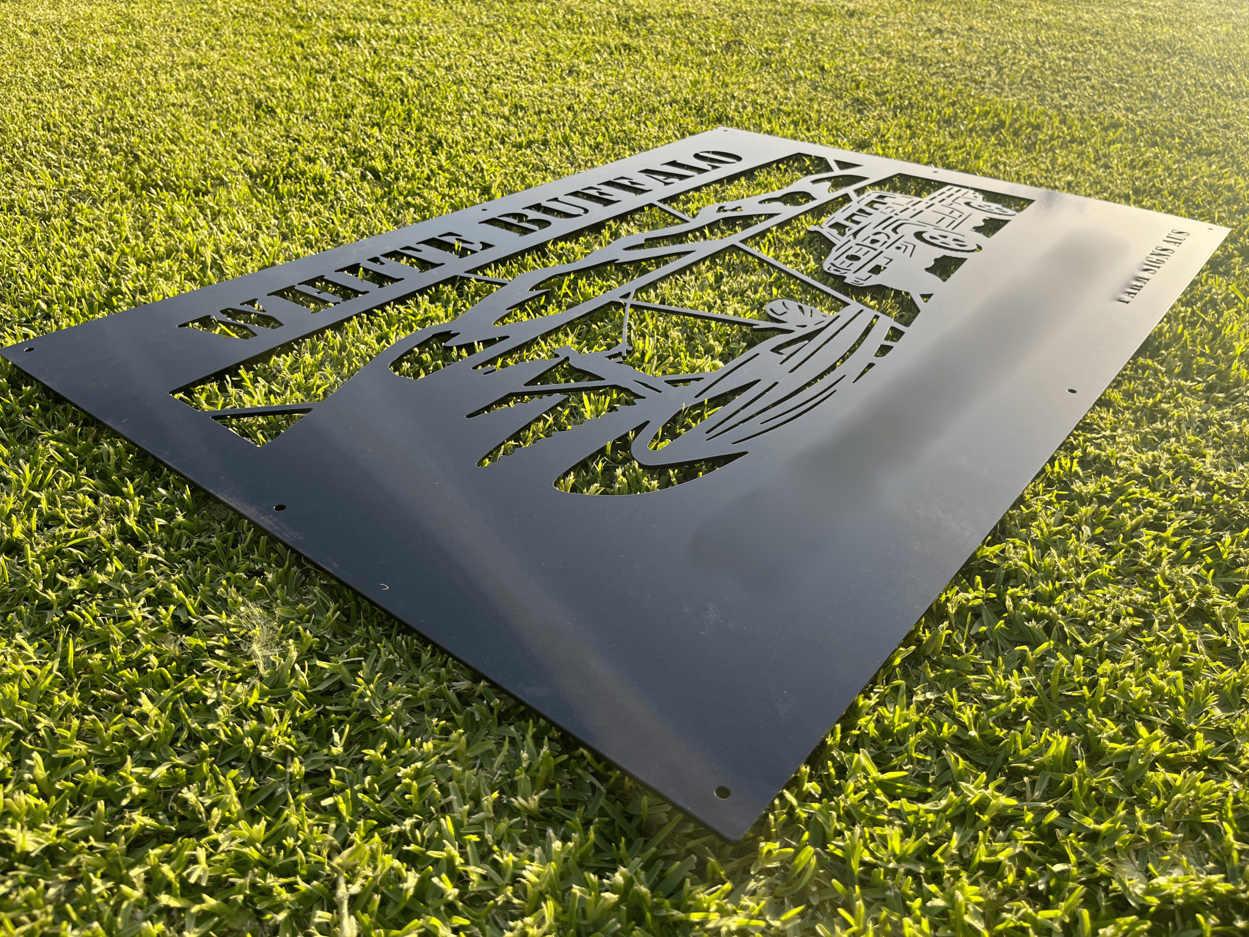 Custom farm sign