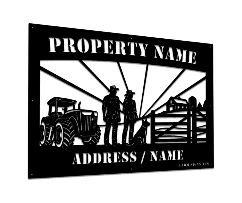 Custom Farm Sign